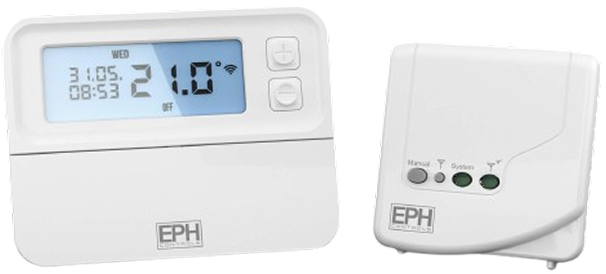 RF Room Cylinder Thermostat & Receiver Img